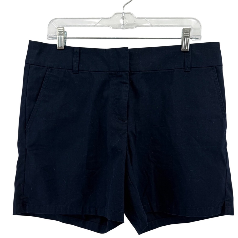 Loft‎ Outlet Womens Navy Blue 6 Inch Inseam Chino Shorts Size 10 NWT 27019528